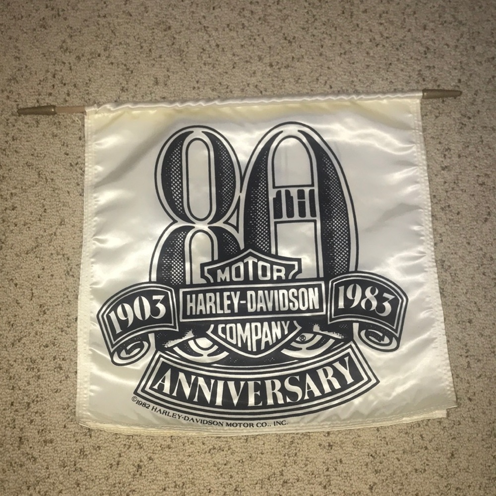 Vintage Harley banner